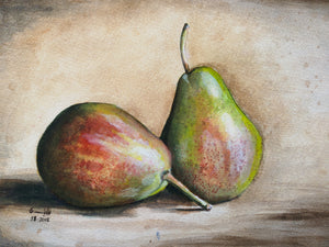 Two Pears - Signed Prints